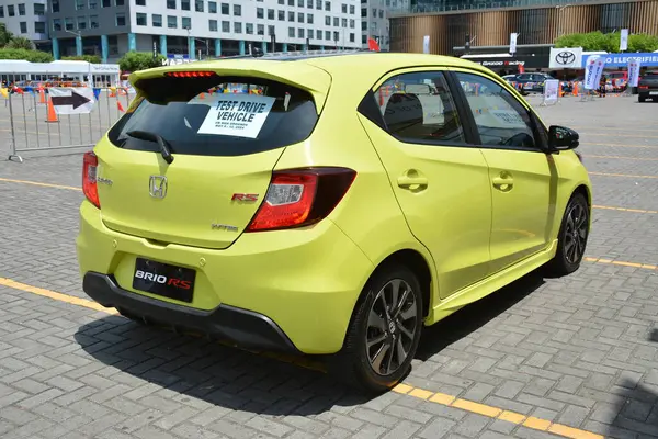 stock image PASAY, PH - MAY 11 - Honda brio at Autofest test drive on May 11, 2024 in Pasay, Philippines. Autofest is a test drive car event held annually in Philippines.