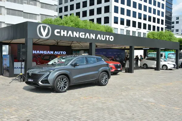 stock image PASAY, PH - MAY 11 - Changan auto uni-t at Autofest test drive on May 11, 2024 in Pasay, Philippines. Autofest is a test drive car event held annually in Philippines.