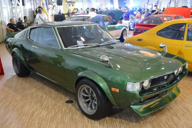 MUNTINLUPA, PH - JAN 28 - Toyota celica gt 28 Ocak 2024 tarihinde Neo klasik araba fuarında Muntinlupa, Filipinler 'de. Neo Classic, Filipinler 'de düzenlenen bir pazar sonrası araba fuarıdır..