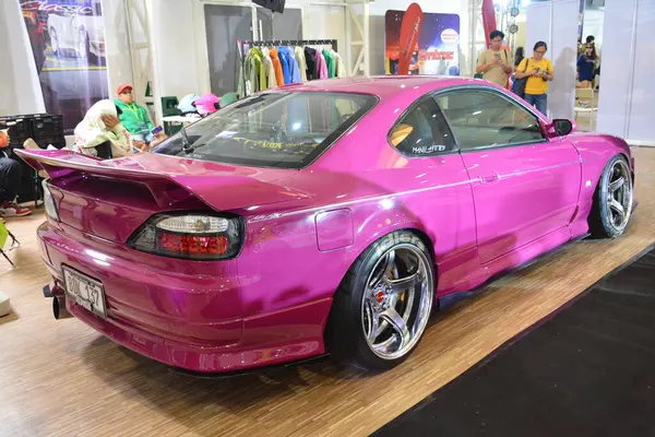 stock image MUNTINLUPA, PH - JAN 28 - Nissan silvia at Neo classic car show on January 28, 2024 in Muntinlupa, Philippines. Neo classic is a aftermarket car show event held in Philippines.