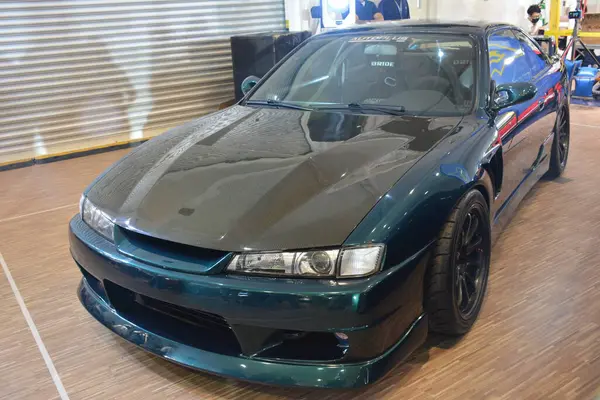 stock image MUNTINLUPA, PH - JAN 28 - Nissan silvia 200sx at Neo classic car show on January 28, 2024 in Muntinlupa, Philippines. Neo classic is a aftermarket car show event held in Philippines.