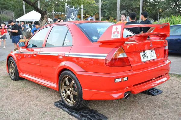 stock image MUNTINLUPA, PH - JAN 28 - Mitsubishi lancer evolution at Neo classic car show on January 28, 2024 in Muntinlupa, Philippines. Neo classic is a aftermarket car show event held in Philippines.