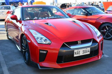 Paranak, PH - 3 Şubat - Nissan gtr Legit Manila 1620 'de 3 Şubat 2024' te Paranaque, Filipinler 'de buluşacak. Legit Manila 1620, Filipinler 'de düzenlenen bir otomobil yarışması..