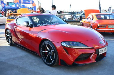 PARANAQUE, PH-3 - Toyota supra gr Legit Manila 1620 'de 3 Şubat 2024' te Paranaque, Filipinler 'de buluşacak. Legit Manila 1620, Filipinler 'de düzenlenen bir otomobil yarışması..