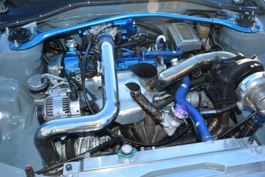 PARANAQUE, PH-3 - Toyota caldina motoru Legit Manila 1620 'de 3 Şubat 2024' te Paranaque, Filipinler 'de buluşuyor. Legit Manila 1620, Filipinler 'de düzenlenen bir otomobil yarışması..