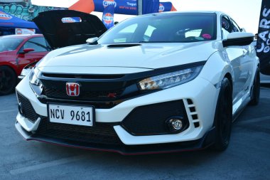PARANAQUE, PH-3 - Honda civic at Legit Manila 1620 car meet on 3 Şubat 2024, Paranaque, Filipinler. Legit Manila 1620, Filipinler 'de düzenlenen bir otomobil yarışması..