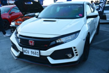 PARANAQUE, PH-3 - Honda civic at Legit Manila 1620 car meet on 3 Şubat 2024, Paranaque, Filipinler. Legit Manila 1620, Filipinler 'de düzenlenen bir otomobil yarışması..