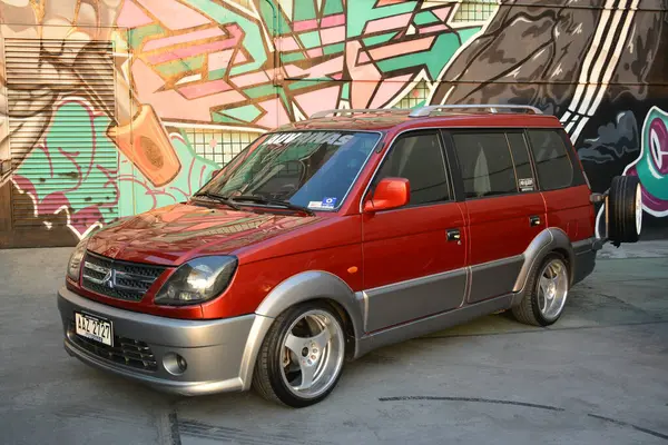 stock image PARANAQUE, PH - MAR 17 - Isuzu crosswind at AUV Pinas on March 17, 2024 in Paranaque, Philippines. AUV (Asian Utility Vehicle) Pinas is a car meet event held in Philippines.