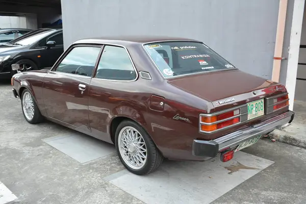 PASIG, PH - MAR 23 - Mitsubishi Lancer 23 Mart 2024 tarihinde Pasig, Filipinler 'de araba kulüpleri savaşında. Araba Kulübü Muharebesi, Filipinler 'de düzenlenen bir araba fuarıdır..