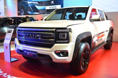 PASAY, PH - APR. 7 - JMC Grand Avenue Manila Uluslararası Otomobil Fuarı 7 Nisan 2024 tarihinde Pasay, Filipinler 'de. Manila International Auto Show, Filipinler 'de düzenlenen yıllık otomobil fuarıdır..