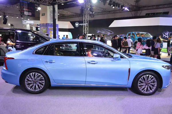 stock image PASAY, PH - APR. 7 - Hongqi h5 at Manila International Auto Show on April 7, 2024 in Pasay, Philippines. Manila International Auto Show is a annual car show held in Philippines.