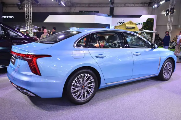 Stock image PASAY, PH - APR. 7 - Hongqi h5 at Manila International Auto Show on April 7, 2024 in Pasay, Philippines. Manila International Auto Show is a annual car show held in Philippines.