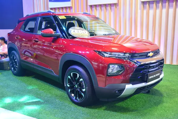 stock image PASAY, PH - APR 6 - Chevrolet trailblazer at Manila International Auto Show on April 6, 2024 in Pasay, Philippines. Manila International Auto Show is a car show held annually in Philippines.