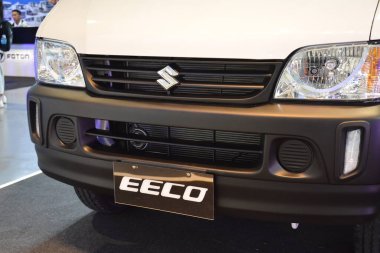 Pasay, PH - 20 Temmuz - Suzuki Eeco Filipin ticari araç fuarında 20 Temmuz 2024 tarihinde Pasay, Filipinler 'de. Filipin ticari araç fuarı Filipinler 'de yıllık bir kamyon fuarıdır..