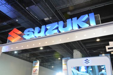 Pasay, PH - 20 Temmuz - Filipin ticari araç fuarında Suzuki standı 20 Temmuz 2024 tarihinde Pasay, Filipinler 'de. Filipin ticari araç fuarı Filipinler 'de yıllık bir kamyon fuarıdır..