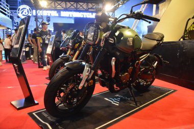 Pasay, PH - 27 Nisan - 27 Nisan 2024 tarihinde Filipinler 'deki Makina Moto Show' da 300ac. Makina Moto, Filipinler 'de düzenlenen yıllık bir motosiklet fuarıdır..
