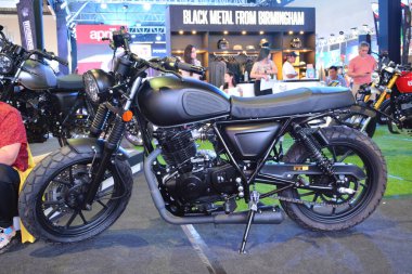 Pasay, PH - APR 27 - Makina Moto Show 'da it gt-ss 27 Nisan 2024 Pasay, Filipinler. Makina Moto, Filipinler 'de düzenlenen yıllık bir motosiklet fuarıdır..