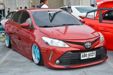 Paranak, PH - 24 AUG - Toyota vios Brokeboys araba buluşması 24 Ağustos 2024 'te Paranaque, Filipinler' de. Brokeboys, Filipinler 'de bir araba yarışması düzenleyen bir araba organizatörü..