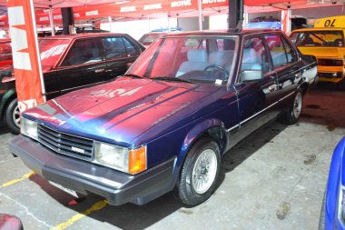 QUEZON ŞEHRİ, PH - 10 AUG Toyota Corolla 10 Ağustos 2024 tarihinde Quezon City, Filipinler 'de Wheels United Fuarı' nda. Wheels United, Filipinler 'de düzenlenen bir otomobil fuarıdır..