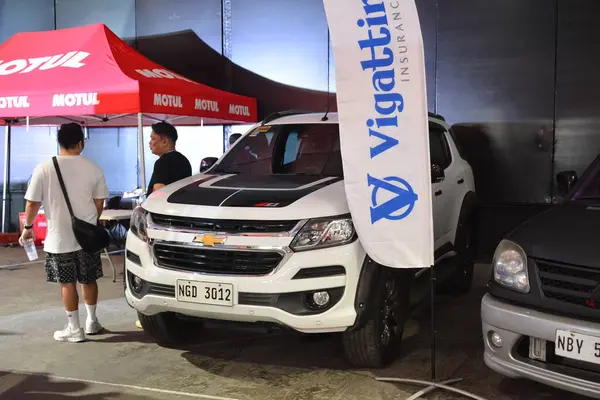 stock image QUEZON CITY, PH - AUG 10 - Chevrolet trailblazer at wheels united expo on August 10, 2024 in Quezon City, Philippines. Wheels united is a car show event held in Philippines.