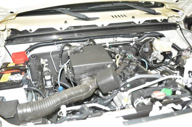 PASIG, PH - 31 AUG - Suzuki Jimny motoru 31 Ağustos 2024 tarihinde Pasig, Filipinler 'de Street Show Garajı' nda. Sokak gösterisi garajı, Filipinler 'de düzenlenen bir otomobil fuarıdır..