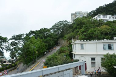 The Peak, HK - 26 Mayıs - Peak tramvay şirketi 26 Mayıs 2024 'te The Peak, Hong Kong' da sınırlı cephe aldı. Peak tramvay şirketinin sınırlı işi Hong Kong 'da toplu yolcu taşımacılığıdır..