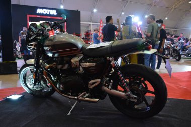 MUNTINLUPA, PH - SEPT 8 - 8 Eylül 2024 tarihinde Moto Heritage hafta sonu Muntinlupa, Filipinler 'de. Moto Heritage, Filipinler 'de düzenlenen bir motosiklet etkinliği..