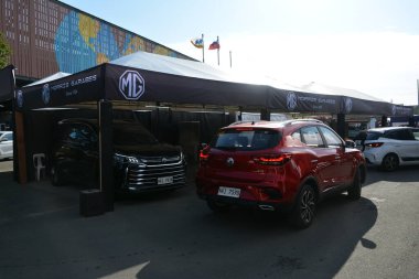 Pasay, PH-OCT 27 - Morris, 27 Ekim 2024 'te Filipinler' deki PIMS veya Filipin Uluslararası Otomobil Fuarı 'nda otopark test sürüşü standı. PIMS, Filipinler 'de her iki yılda bir düzenlenen bir otomobil etkinliğidir..