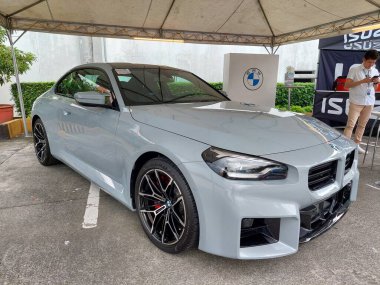 Pasay, PH - NOV 9 - PMX veya Filipin motor sporları fuarında 9 Kasım 2024, Pasay, Filipinler. PMX, Filipinler 'de düzenlenen yıllık bir yarış arabası etkinliğidir..