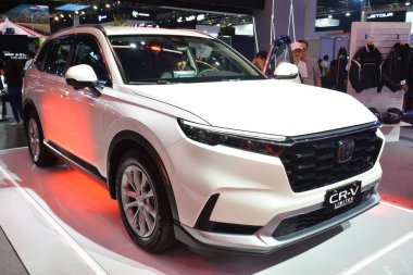 Pasay, PH - OCT 27 - PIMS veya Filipin Uluslararası Otomobil Fuarı 'nda Honda crv 27 Ekim 2024, Pasay, Filipinler. PIMS, Filipinler 'de her iki yılda bir düzenlenen bir otomobil etkinliğidir..