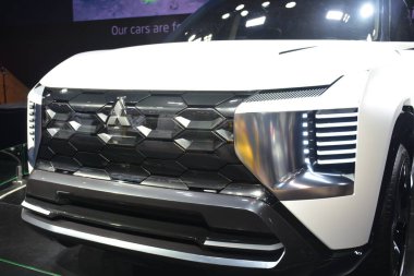 Pasay, PH - OCT 27 - PIMS veya Filipin Uluslararası Otomobil Fuarı 'nda Mitsubishi You kavramı 27 Ekim 2024, Pasay, Filipinler. PIMS, Filipinler 'de her iki yılda bir düzenlenen bir otomobil etkinliğidir..