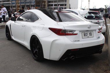 PASIG, PH - NOV 23 - Lexus rcf 23 Kasım 2024 tarihinde Pasig, Filipinler 'de DBTK Otomobil Salonu' nda. 