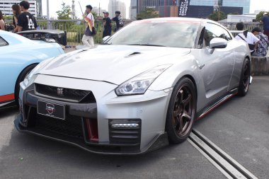 PASIG, PH - NOV 23 - Nissan gtr 23 Kasım 2024 tarihinde Pasig, Filipinler 'de DBTK Oto Salonu' nda. 