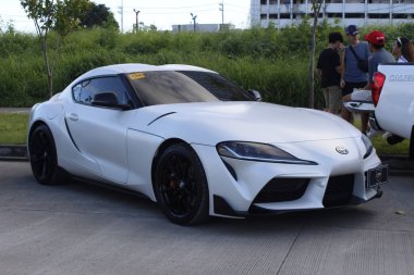PASIG, PH - NOV 23 - Toyota supra, 23 Kasım 2024 tarihinde Pasig, Filipinler 'de Oto Salonu' nda. 