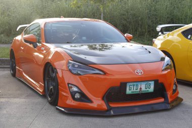 PASIG, PH - NOV 23 - Toyota 86, 23 Kasım 2024 tarihinde Pasig, Filipinler 'deki DBTK Otomobil Salonu' nda. 