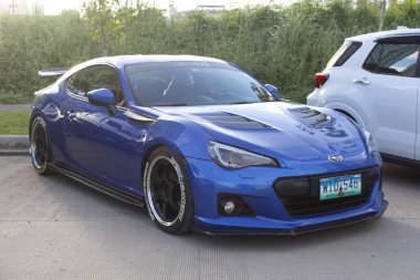 PASIG, PH - NOV 23 - DBTK Auto Salon 'da Subaru brz, 23 Kasım 2024, Pasig, Filipinler. 