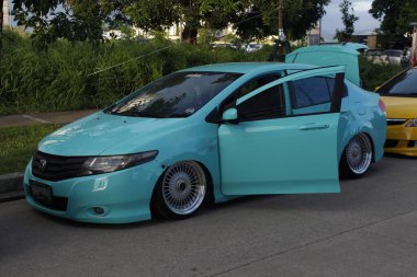 PASIG, PH - NOV 23 - Honda City, DBTK Auto Salon 23 Kasım 2024, Pasig, Filipinler. 