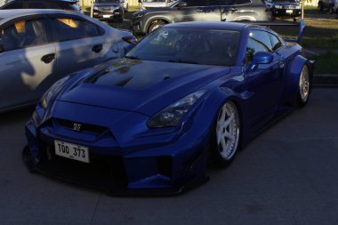 PASIG, PH - NOV 23 - Nissan gtr 23 Kasım 2024 tarihinde Pasig, Filipinler 'de DBTK Oto Salonu' nda. 