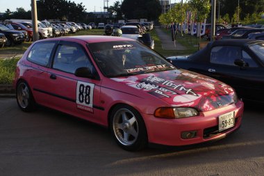 PASIG, PH - NOV 23 - Honda civic, 23 Kasım 2024 tarihinde Pasig, Filipinler 'de DBTK Oto Salonu' nda. 