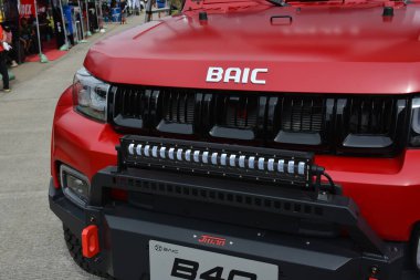 QUEZON CITY, PH - SEPT 28 - Baic b40 at 4x4 Expo on September 28, 2024 in Quezon City, Philippines. 4x4 Expo is a offroad vehicle show held in Philippines. clipart