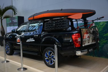 Pasay, PH - OCT 26 - Filipin Elektrik Aracı Zirvesi 'nde 26 Ekim 2024' te Filipin, Filipinler 'de zengin 6 Dongfeng. Filipin Elektrikli Araç Zirvesi, Filipinler 'de her yıl düzenlenen bir otomobil etkinliğidir..