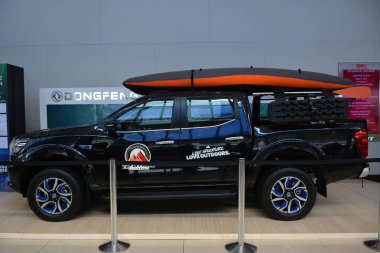 Pasay, PH - OCT 26 - Filipin Elektrik Aracı Zirvesi 'nde 26 Ekim 2024' te Filipin, Filipinler 'de zengin 6 Dongfeng. Filipin Elektrikli Araç Zirvesi, Filipinler 'de her yıl düzenlenen bir otomobil etkinliğidir..