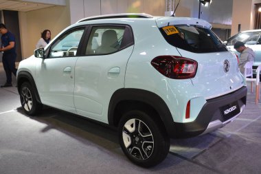 Pasay, PH-26 - Filipin Elektrik Aracı Zirvesi 'nde Dongfeng nanobox, 26 Ekim 2024 Pasay, Filipinler. Filipin Elektrikli Araç Zirvesi, Filipinler 'de her yıl düzenlenen bir otomobil etkinliğidir..