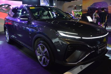 Pasay, PH - OCT 26 - Filipin Elektrik Aracı Zirvesi 'nde Mg Marvel r, 26 Ekim 2024 Pasay, Filipinler. Filipin Elektrikli Araç Zirvesi, Filipinler 'de her yıl düzenlenen bir otomobil etkinliğidir..