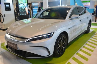 Pasay, PH-26 - Byd han ev Filipin Elektrik Aracı Zirvesi 'nde 26 Ekim 2024 Pasay, Filipinler. Filipin Elektrikli Araç Zirvesi, Filipinler 'de her yıl düzenlenen bir otomobil etkinliğidir..