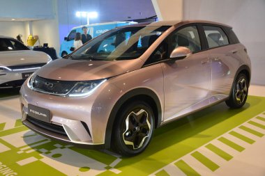 Pasay, PH-26 - Filipin Elektrikli Araç Zirvesi 'nde Byd yunusu, 26 Ekim 2024 Pasay, Filipinler. Filipin Elektrikli Araç Zirvesi, Filipinler 'de her yıl düzenlenen bir otomobil etkinliğidir..