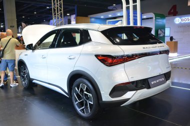 Pasay, PH-26 - Filipin Elektrik Aracı Zirvesi 'nde Byd atto 3, 26 Ekim 2024 Pasay, Filipinler. Filipin Elektrikli Araç Zirvesi, Filipinler 'de her yıl düzenlenen bir otomobil etkinliğidir..