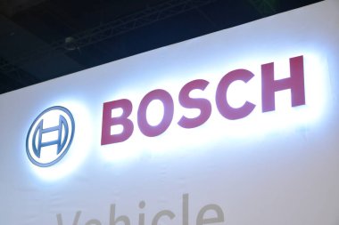 Pasay, PH-OCT 26 Filipin Elektrik Araç Zirvesi 'ndeki Bosch standı, 26 Ekim 2024, Pasay, Filipinler. Filipin Elektrikli Araç Zirvesi, Filipinler 'de her yıl düzenlenen bir otomobil etkinliğidir..