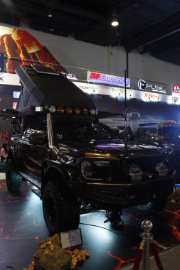 PAsay, PH - NOV 16 - Ford Ranger raptor Manila Auto Salon 'da 16 Kasım 2024, Pasay, Filipinler. Manila Auto Salon, Filipinler 'de düzenlenen bir pazar sonrası araba fuarıdır..