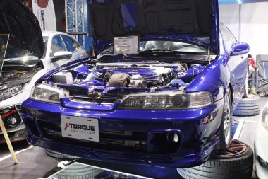 PAsay, PH - NOV 16 - Honda integra Manila Auto Salon 'da 16 Kasım 2024 tarihinde Pasay, Filipinler' de. Manila Auto Salon, Filipinler 'de düzenlenen bir pazar sonrası araba fuarıdır..